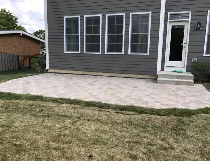 patio next to house